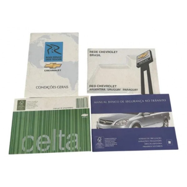 Manual Proprietário Chevrolet Celta 2005 2006 Com Capinha
