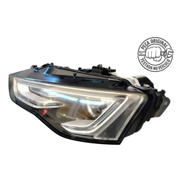 Farol Esquerdo Audi A5 C/led E Xenon 2012 A 2015 Detalhes Esquerdo/motorista