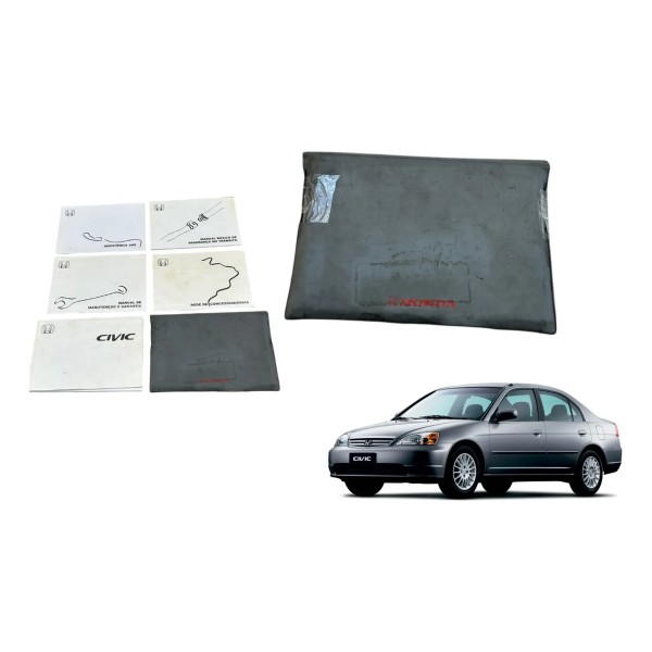 Manual Proprietário Honda Civic 2001 2002 2003 2005 K352