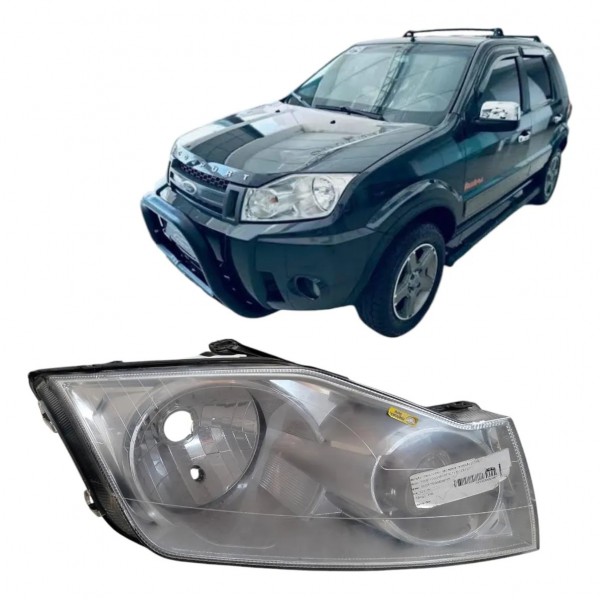 Farol Direito Ecosport 2009 2010 2011 2012 Direito/passageiro