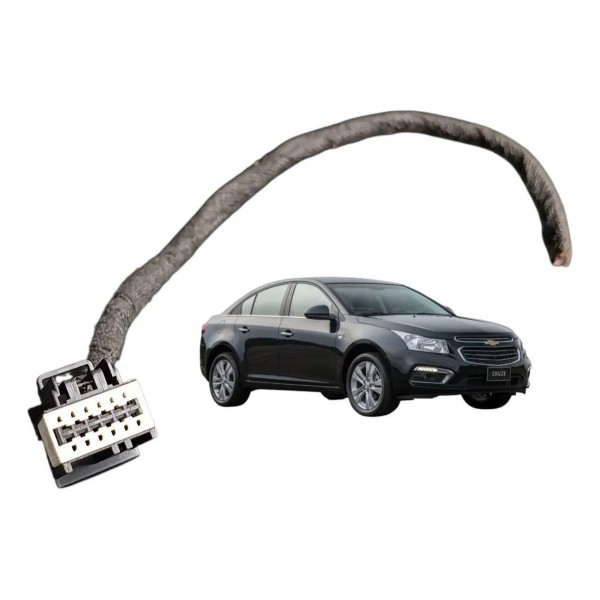 Plug Conector Botão Vidro D.d Chevrolet Cruze 2012 A 2015