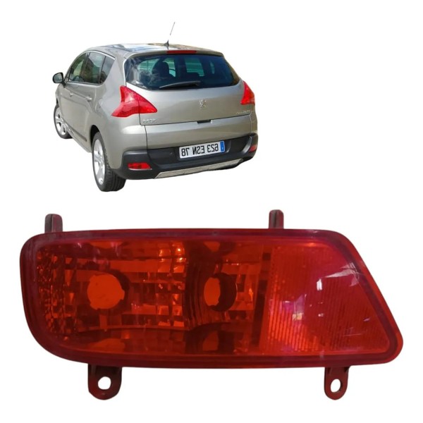 Lanterna Neblina Traseira Esquerda Peugeot 3008 2012 2013 Esquerdo/motorista Vermelho