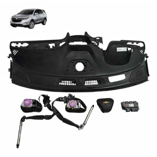 Kit Airbag Chevrolet Equinox 2018 2019 2020 2021 2022 2023 Preto