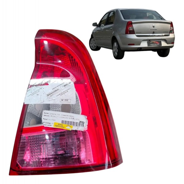 Lanterna Direito Renault Logan 2012 2013 2014 Detalhe Direito/passageiro