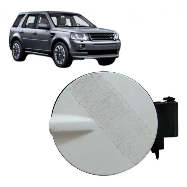 Portinhola Tampa Tanque Land Rover Freelander 2007 2008 2014 Branco