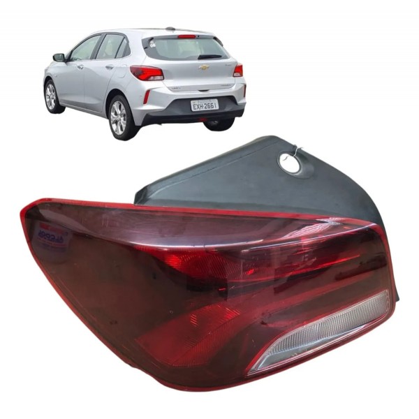 Lanterna Traseira Esquerda Onix Hatch 2020 2022 2024 Detalhe Esquerdo/motorista