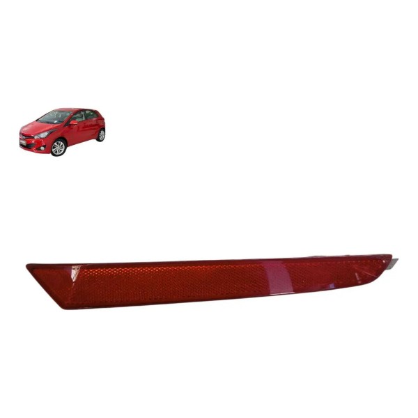 Refletor Parachoque Traseiro Direito Hb20 2015 2016 2017 18 Vermelho