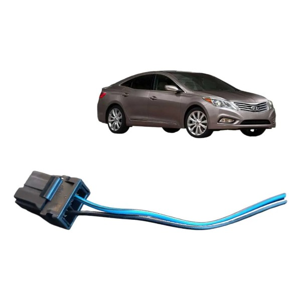 Plug Conector Porta Objetos Hyundai Azera 2012 2016 2 Fios