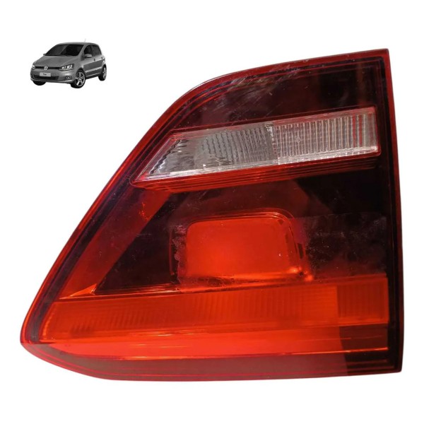 Lanterna Tampa Traseira Esquerda Vw Fox 2015 2016 A 2022 Esquerdo/motorista Vermelho