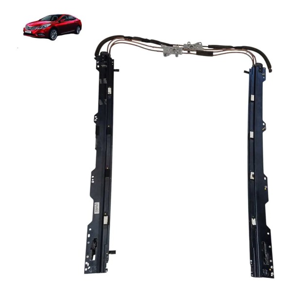 Trilho Teto Solar Hyundai Azera 2012 2013 2014 2015 2016 Preto