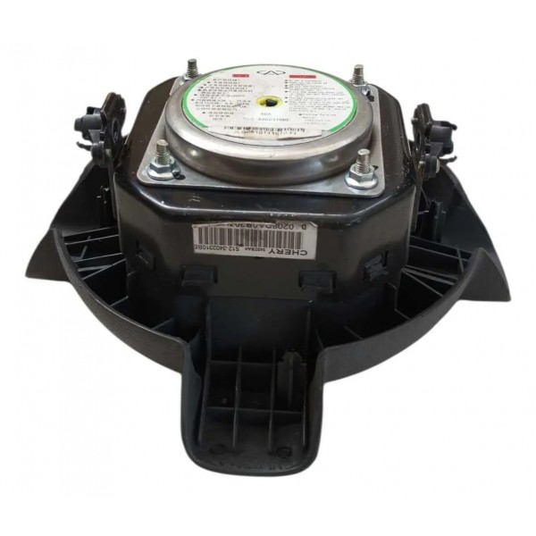 Kit Conjunto Airbag Original Chery Qq 2011 2012 2013 Preto
